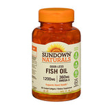 Sundown Naturals, Sundown Naturals Omega-3 Fish Oil, 1200 mg, 60 caps
