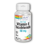 Solaray, Vitamin E Tocotrienols, 50 mg, 60 Softgels