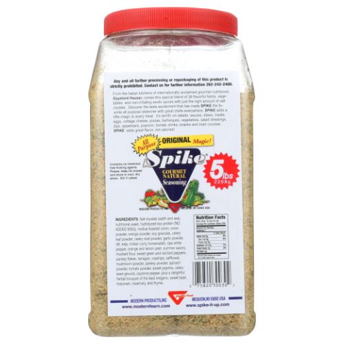 Modern Products Spike Gourmet Natural Seasoning Bulk - 5 lb jar