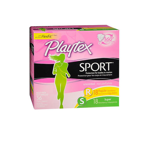 Playtex, Playtex Sport Tampons with Plastic Applicators Unscented