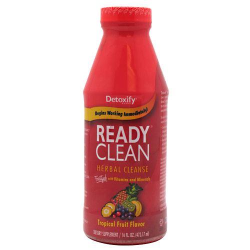 Detoxify Ready Clean, Herbal, Natural Tropical Flavor - 1 pt