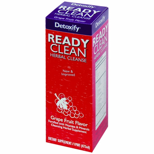 Detoxify Ready Clean, Herbal, Natural Grape Flavor - 1 pt