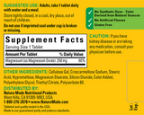 Magnesium 350mg Supplement Facts- 200 Tabs by Nature Made