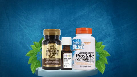 Image of various trusted brands selling magnesium supplements, accompanied by the text 'Magnesium Benefits: A Comprehensive Guide by Herbspro'