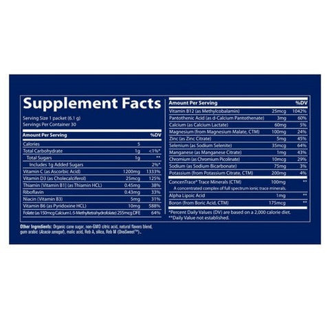 Trace Minerals, Electrolyte Stamina Power Pak Pineapple Coconut, 30 Packets Trace Minerals