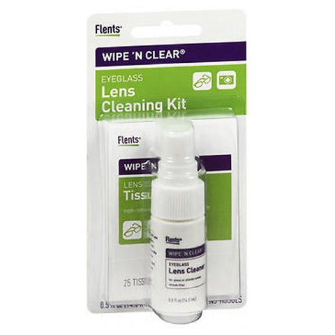 Flents, Wipe 'n Clear Lens Cleaning Kit, 1 each