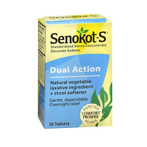 Senokot, Laxative Plus Softener, 30 tabs