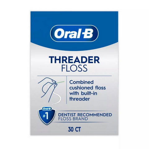 Oral-B, Pro-Health Threader Dental Floss, 30 Count