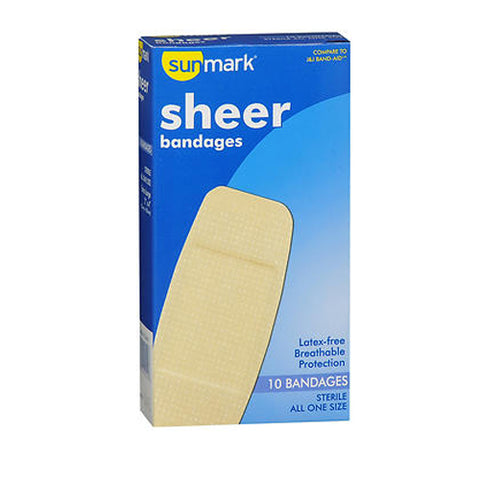 Sunmark, Sheer Bandages, All One Size 10 each