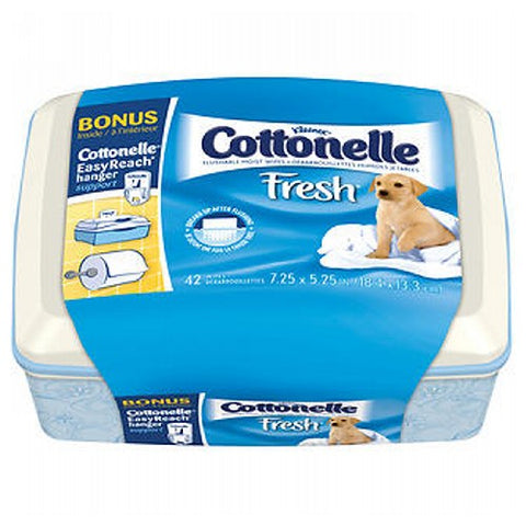 Huggies, Cottonelle Fresh Flushable Moist Wipes, 42 each