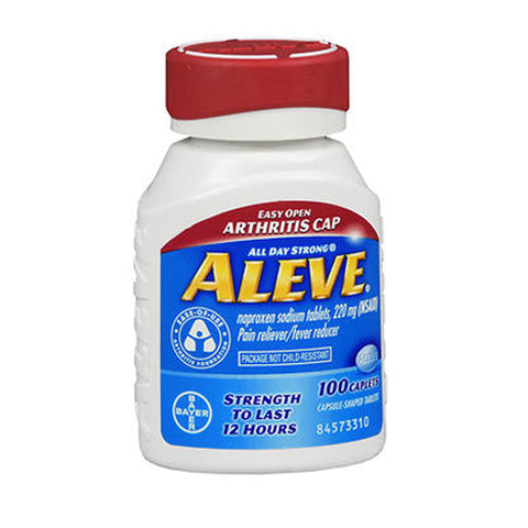 Aleve, Caplets Easy Open Arthritis Cap, 100 caplets