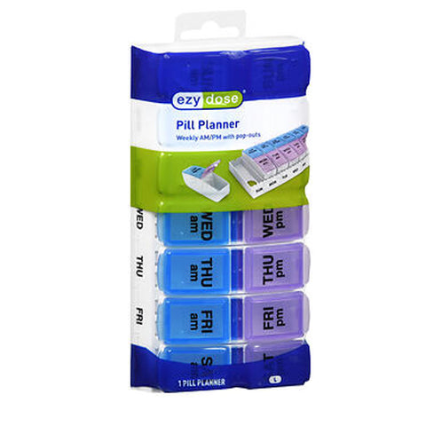 Ezy Dose, Ezy-Dose 7 Day Am/Pm Travel Pill Container, Large 1 each