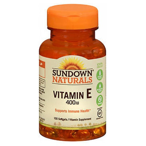 Sundown Naturals, Sundown Naturals Vitamin E, 400 IU, 100 caps