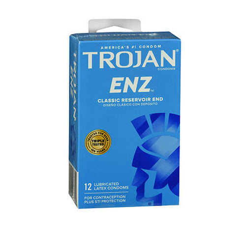 Trojan, Enz Lubricated Premium Latex Condoms, 12 each