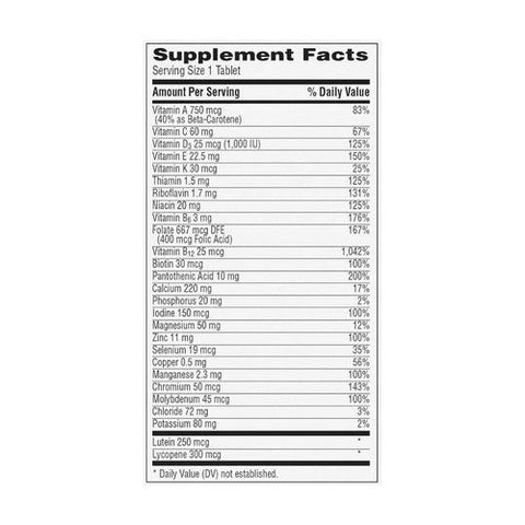 Centrum, Silver Multivitamin For Adults 50 Plus, 125 tabs Centrum