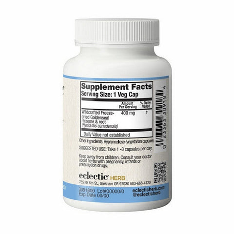 Eclectic Herb, Goldenseal, 400 Mg, 90 Veg Caps Eclectic Herb