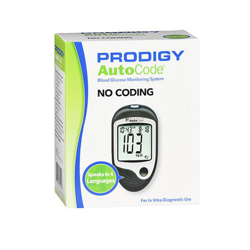 Prodigy, Autocode Talking Blood Glucose Monitoring System, 1 each