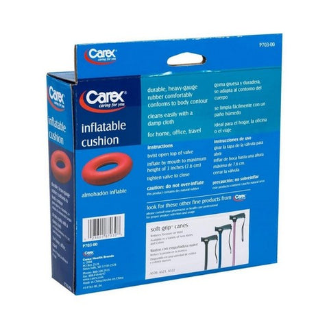 Carex, Inflatable Ring Cushion Rubber, 1 each Carex
