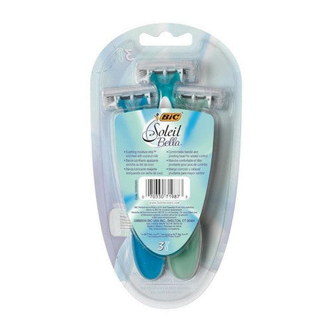 Bic, Soleil Bella Shavers E-Z Rinse, 3 each Bic