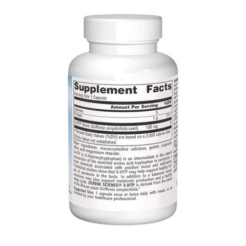 Source Naturals, 5-HTP, 100 mg, 30 caps Source Naturals