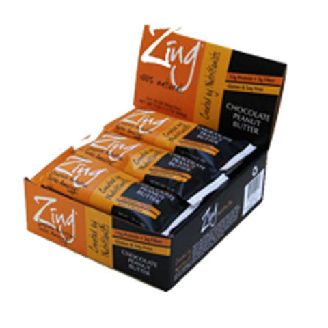Zing Bars, Peanut Butter Bar, 1.76 Oz(Case Of 12)