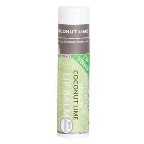 Soothing Touch, Coconut Lime Vegan Lip Balm, Coconut Lime .25 OZ(case of 12)