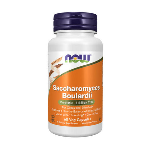 Now Foods, Saccharomyces Boulardii Probiotic, 5 Billion CFU, 60 Veg Caps Now Foods