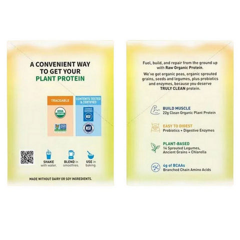 Garden of Life, RAW Organic Protein, Vanilla 1 Tray