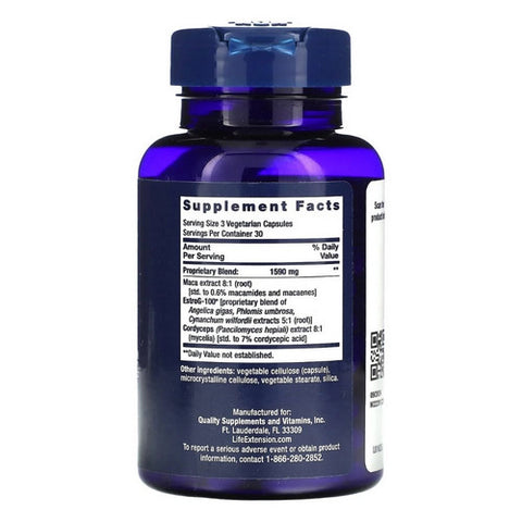 Life Extension, Advanced Natural Sex For Women 50 Plus, 90 Vcaps