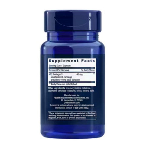 Life Extension, NT2 Collagen, 40 mg, 60 Small Caps Life Extension