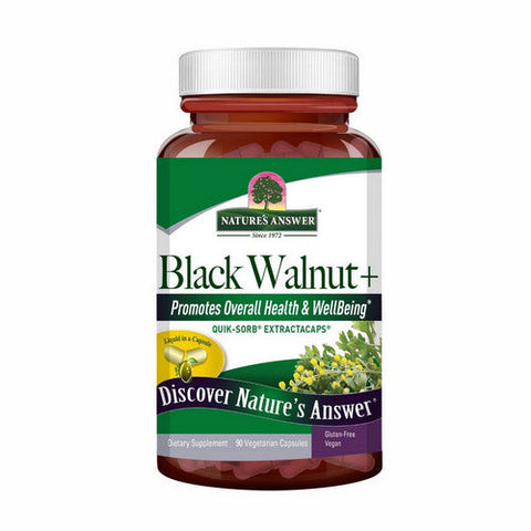 Nature's Answer, Black Walnut And Wormwood Extract, 90 Veg Caps Nature's Answer