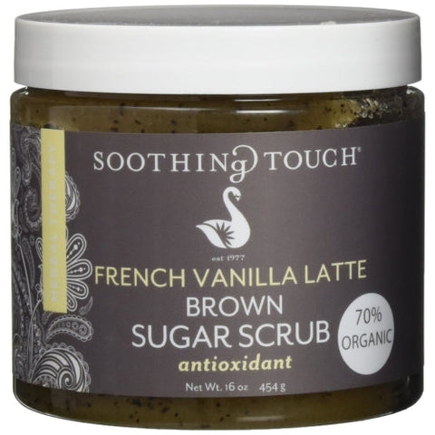 Soothing Touch, Brown Sugar Scrub, French Vanilla 16 oz Soothing Touch