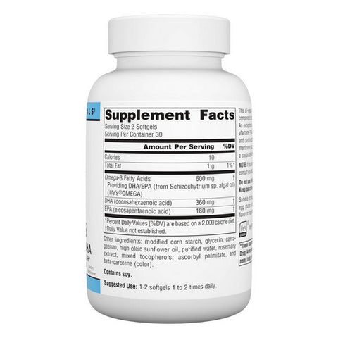 Source Naturals, Omega-3 Vegan EPA-DHA, 350 mg, 60 sgels