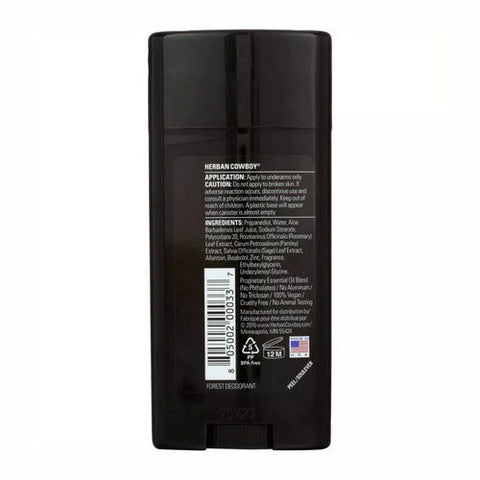 Herban Cowboy, Deodorant Forest, 2.8 Oz Herban Cowboy