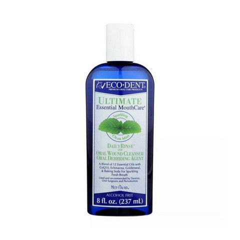 Eco-Dent, Sparkling Clean Mint Daily Rinse Mouth Rinse, 8 Oz Eco-Dent