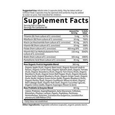 Garden of Life, Vitamin Code Raw B-Complex, 120 Veg Caps Garden of Life
