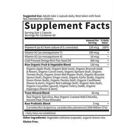 Garden of Life, Vitamin code, Raw K-Complex 60 vcaps Garden of Life