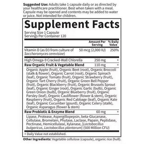 Garden of Life, Vitamin Code RAW D3, 5000 iu, 120 Veg Caps