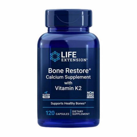 Life Extension, Bone Restore with Vitamin K2, 120 Caps