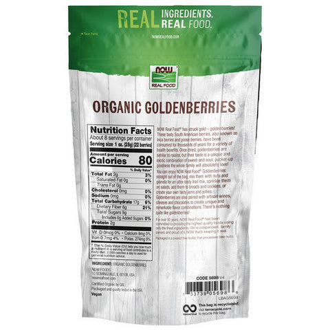 Now Foods, Organic Golden Berries, 8 oz Now Foods