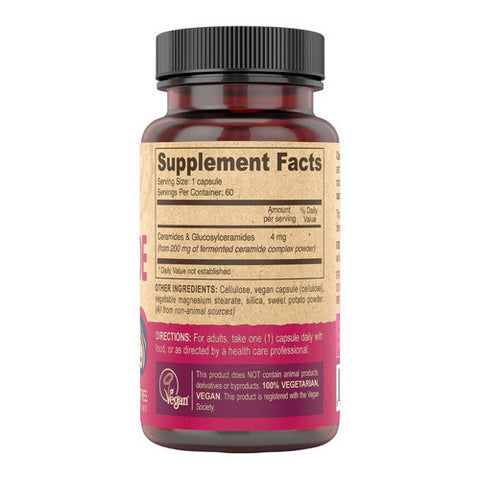 Deva Nutrition, Vegan Ceramide Skin Support, 60 TABS