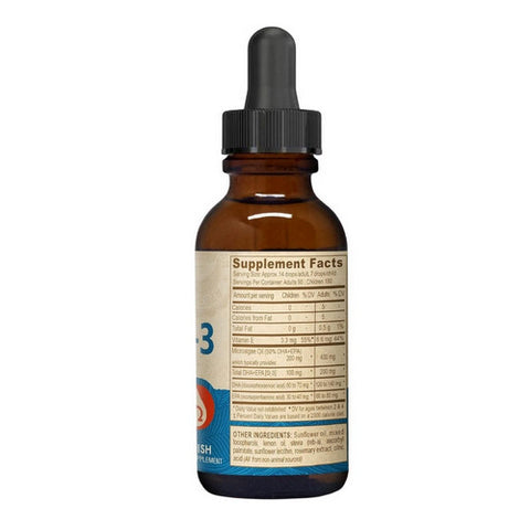 Deva Vegan Vitamins, Omega-3 Vegan Liquid DHA-EPA, Lemon Flavor 2 OZ