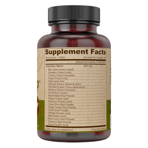 Deva Nutrition, Vegan Liversup, 675 Mg, 90 Tabs