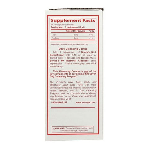 Sonne Products, Detoxificant #7, 32 OZ