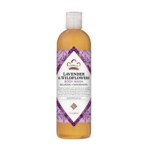 Nubian Heritage, Body Wash, Lavender and Wildflowers 13 OZ Nubian Heritage