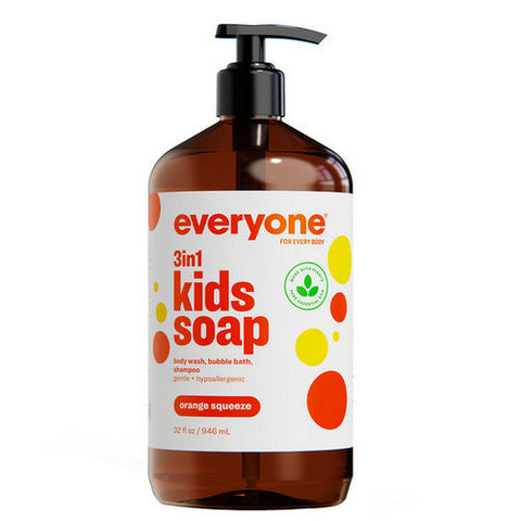 EO Products, Everyone Soap For Kids, Orange Squeeze 32 OZ EO Products