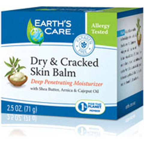 Earth's Care, Dry and Cracked Skin Blam 100% Natural, 2.5 OZ Earth's Care