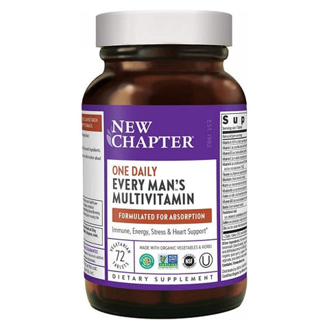 New Chapter, Every Man's One Daily Multivitamin, 96 Veg Tabs New Chapter