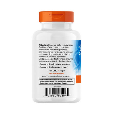 Doctors Best, Natto-Serra, 90 Veggie Caps