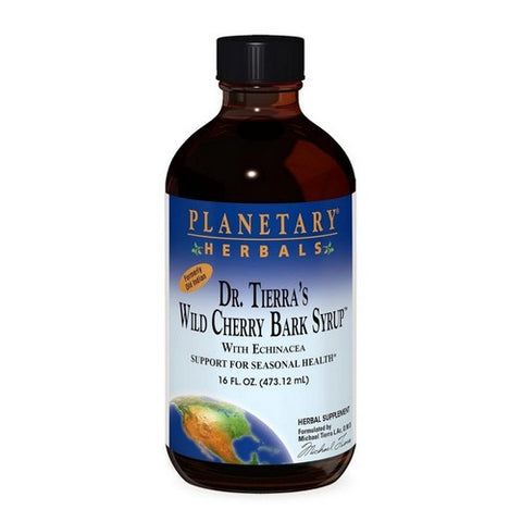 Planetary Herbals, Old Indian Wild Cherry Bark Syrup, 16 Oz